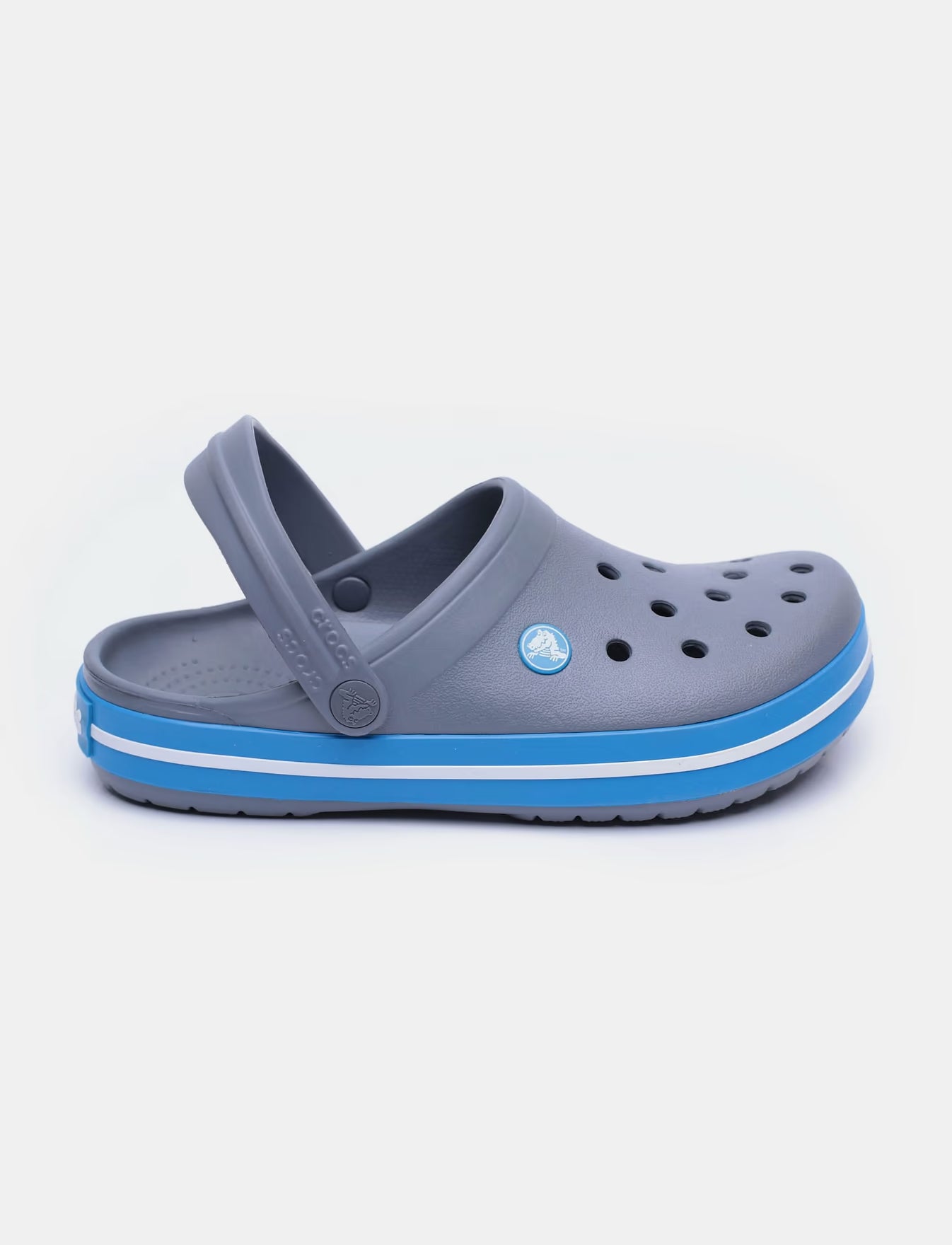 Crocs Crocband - נעלי קרוקס קרוקבנד בצבע אפור/תכלת