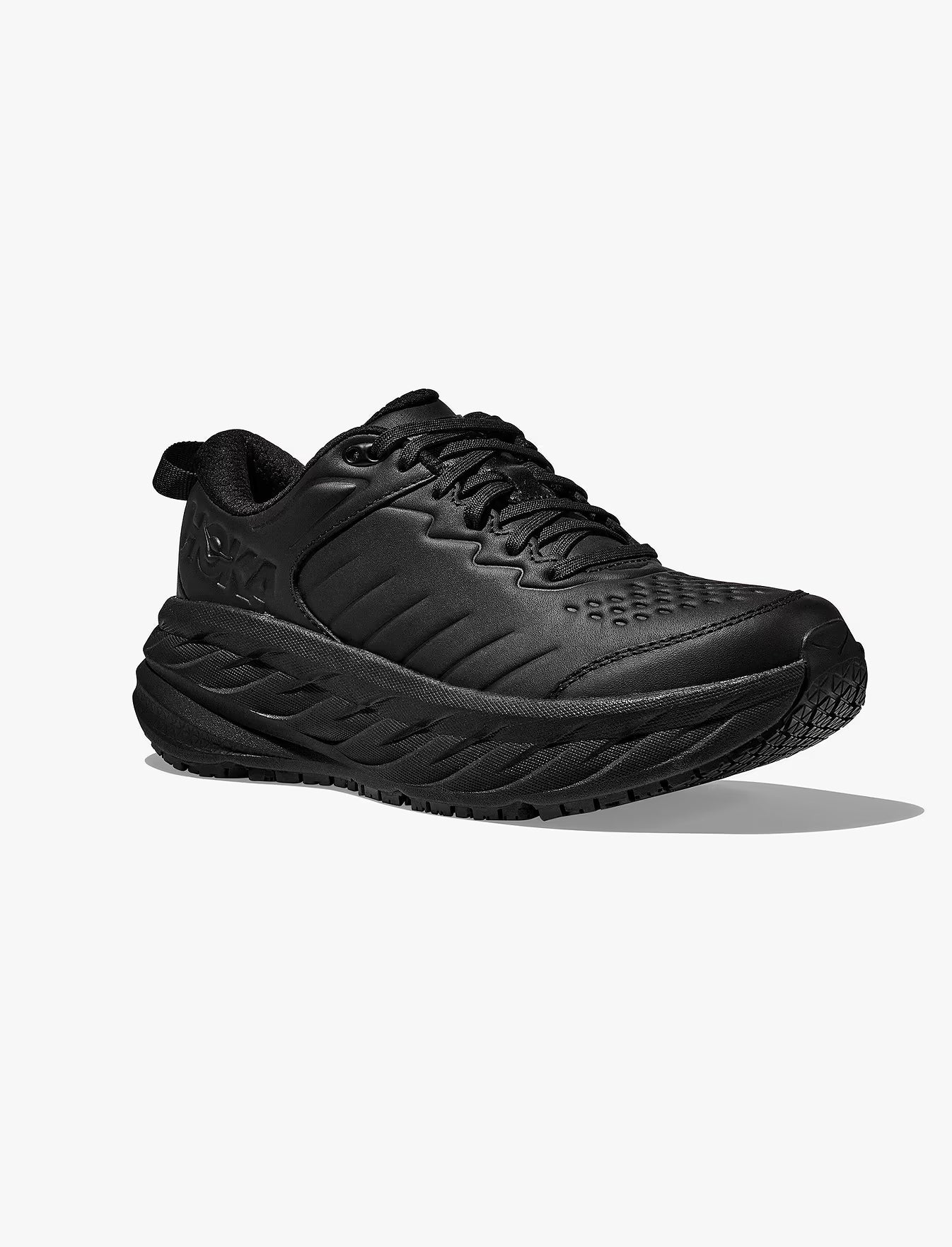 Hoka Bondi SR Wide - נעלי ספורט גברים הוקה בונדי אס-אר רחבות בצבע שחור/שחור