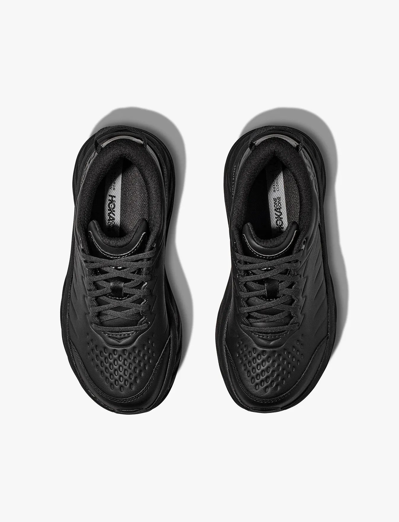 Hoka Bondi SR Wide - נעלי ספורט גברים הוקה בונדי אס-אר רחבות בצבע שחור/שחור